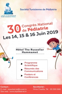 30 éme Congrés National de pédiatrie