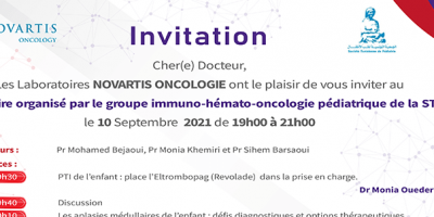 webinaire organisé par le groupe immuno-hémato-oncologie pédiatrique de la STP